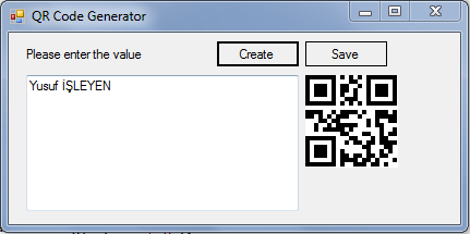 C# ile QR Kod Oluşturma