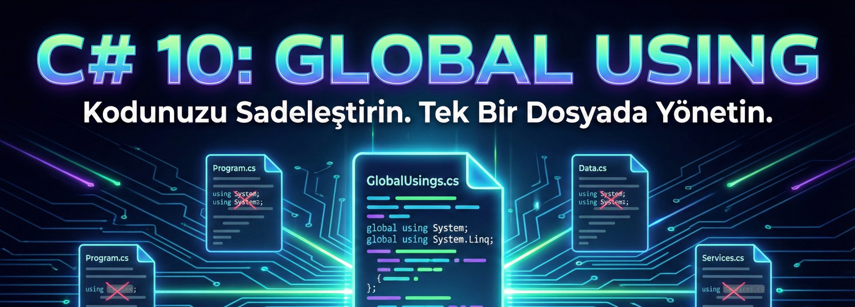 C# 10 Yenilikleri: Global Using ile Daha Temiz Kodlar