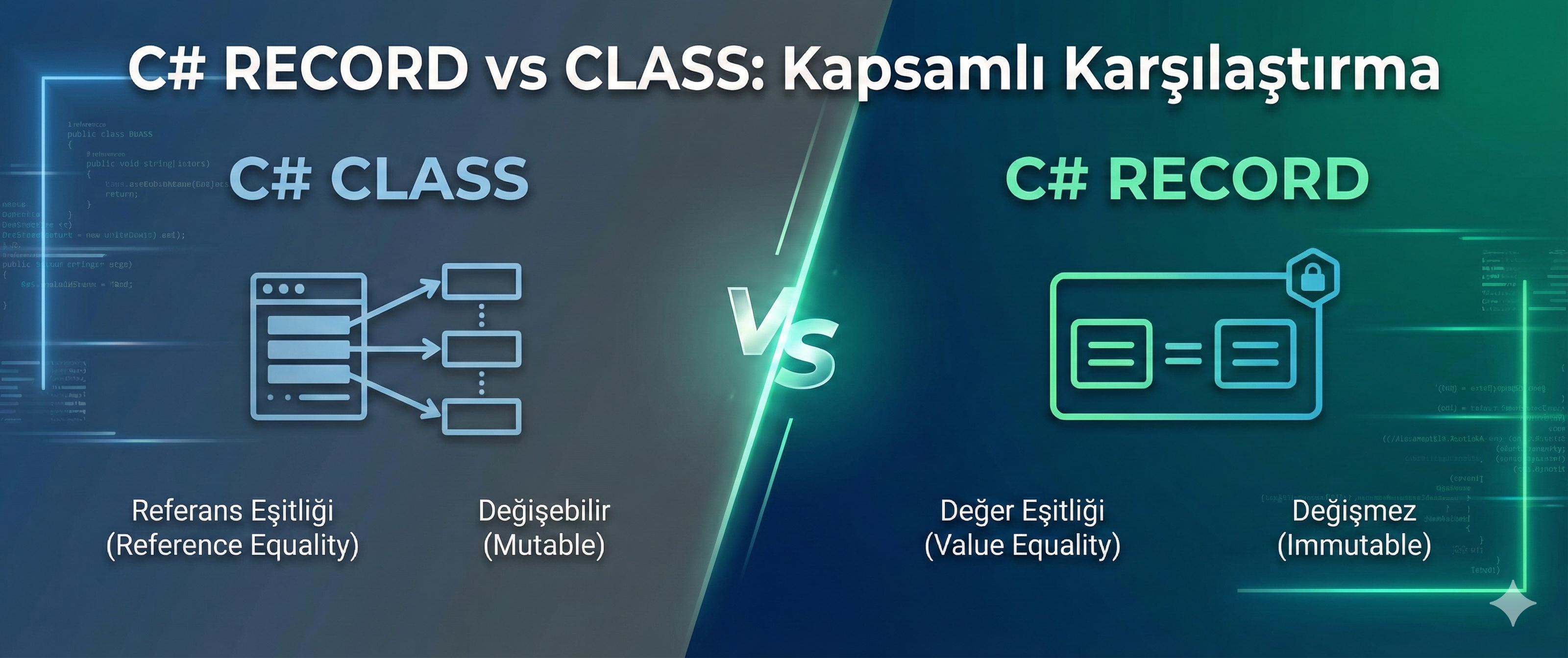 C# Records vs Classes: Veri Yönetiminde Modern Yaklaşım