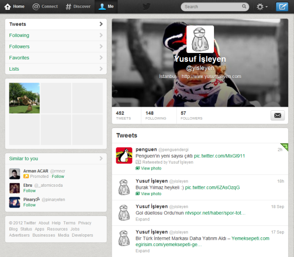 Yeni Twitter Tasarımı