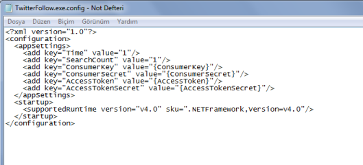 Twitter Kullanıcı Takip Programı